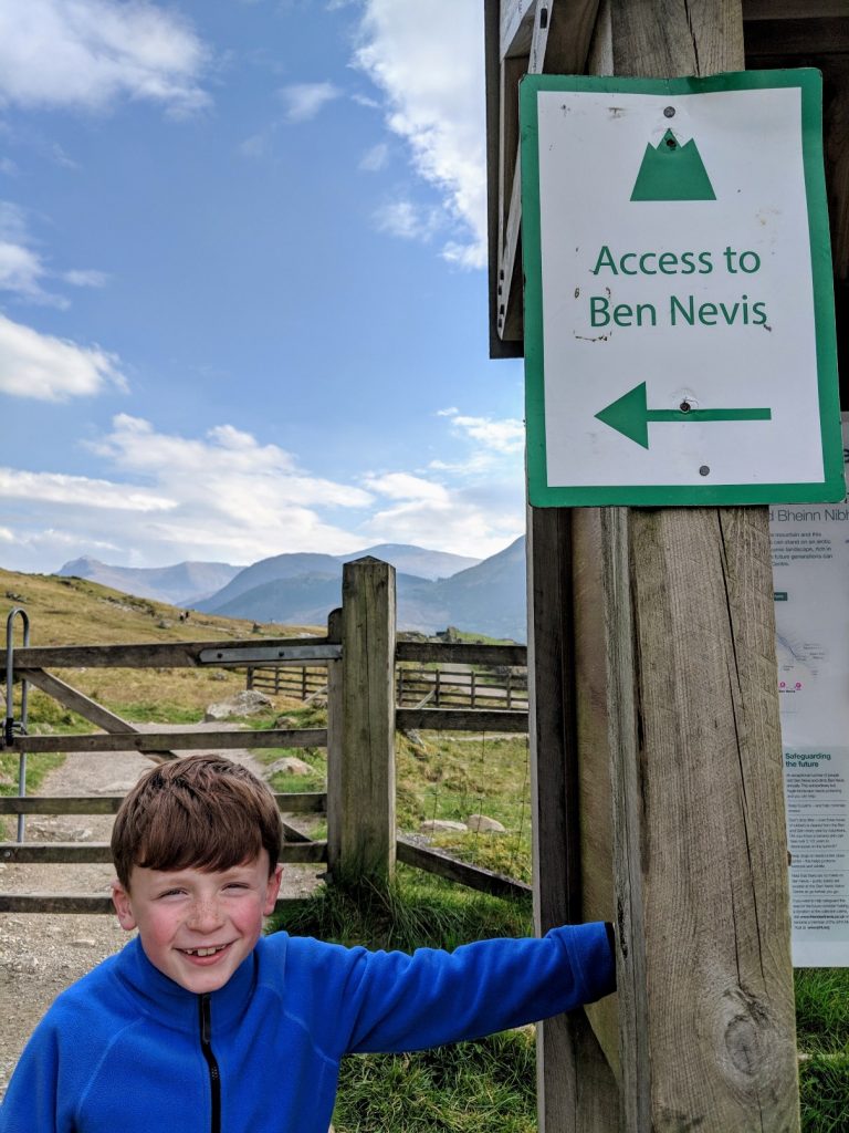 Reuben at Ben Nevis